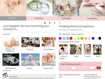 Wedding Portal Interface Design by Martina McGuiness 2015