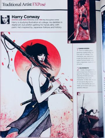 Article Featuring The Work of Harry Conway, 2nd Year Illustration Student