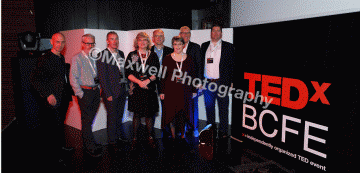 Speakers at the TedXBCFE tal