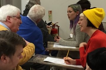 Andy Piggot, Communiversity Student & Sian Conway, BCFE Illustration Student