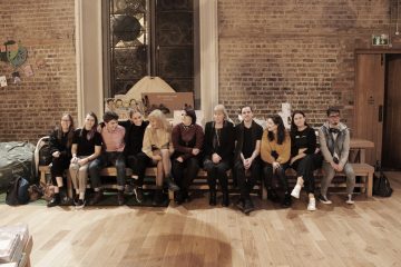 Taken at this year's Dublin Book Festival, from the left: Emma Burke, Aoife Kerrigan, Eamonn O’Connor, Leah Fidgeon Brewster, Elena McCarthy, Kaylee Watt, the principal of BCFE Maureen Conway , Lee Hersee, Aoife Joy Fitzmaurice, Kim Cummins, and Darragh Betts-Allen.