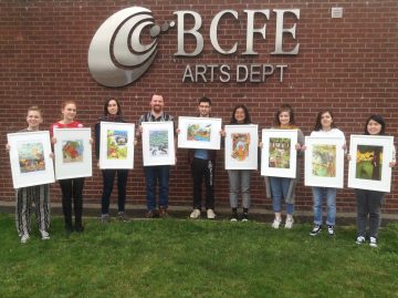 BCFE arts students