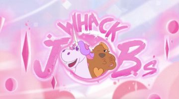 Lucia Lusvarghi and Gavin O’Donnell of team Whack Jobs accept their award at Animation Dingle