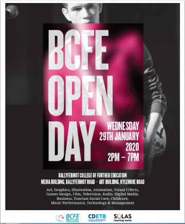 BCFE Open Day Advert