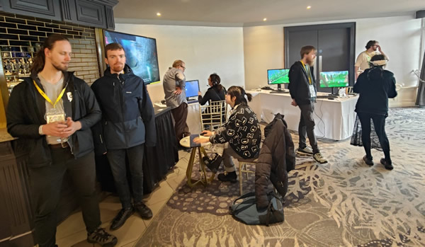 Sylvain Doreau of 2K Games awards Game Design BA student Marcin Zapedowski of Ballyfermot Campus the ‘Best Game Sting’ award for ‘Dingle Mystery’