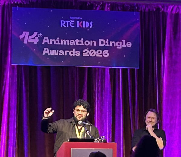 Padraig Whyte accepts his awar